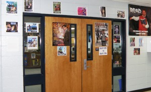 Media center doors